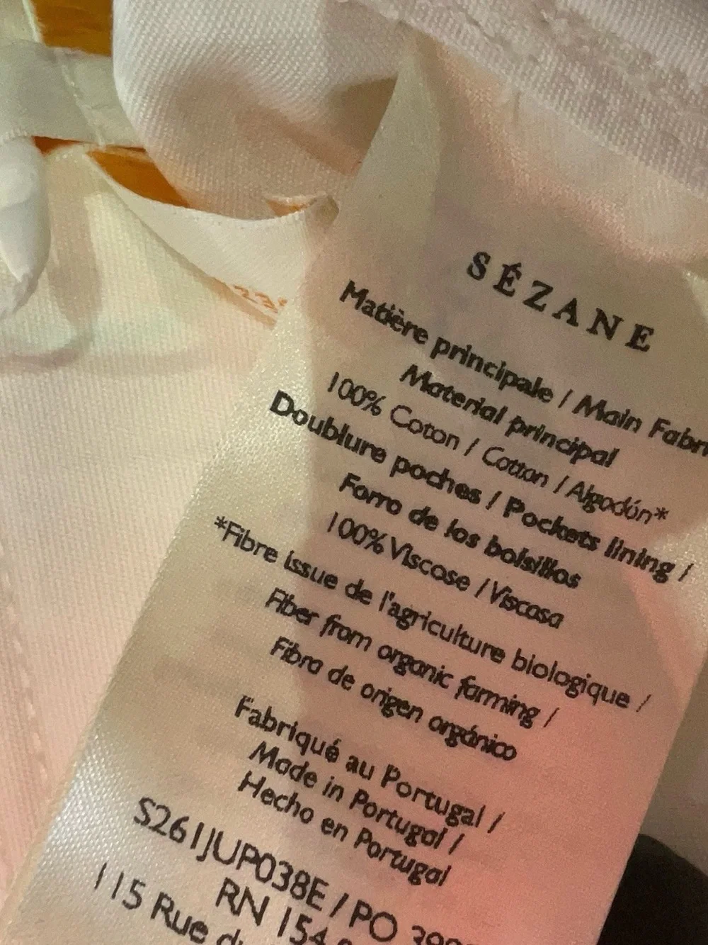 Sezane Cream Midi A-Line Skirt